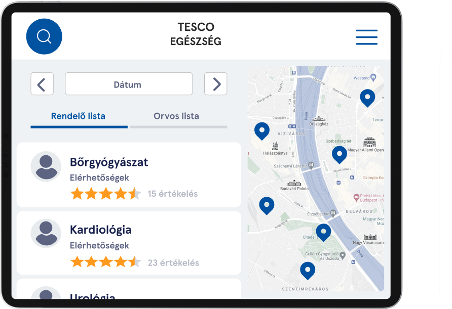 Online orvoskereső és időpontfoglaló díjkedvezménnyel